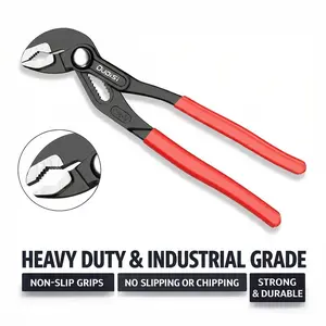 10 Inch Quick-Adjust Heavy Duty Water Pump Pliers | Position Groove Joint Pliers-Upgraded Wide Opening Water Pump Pliers, V-Jaw Channel Locks for Home & Industrial Repairs,chrome vanadium steel