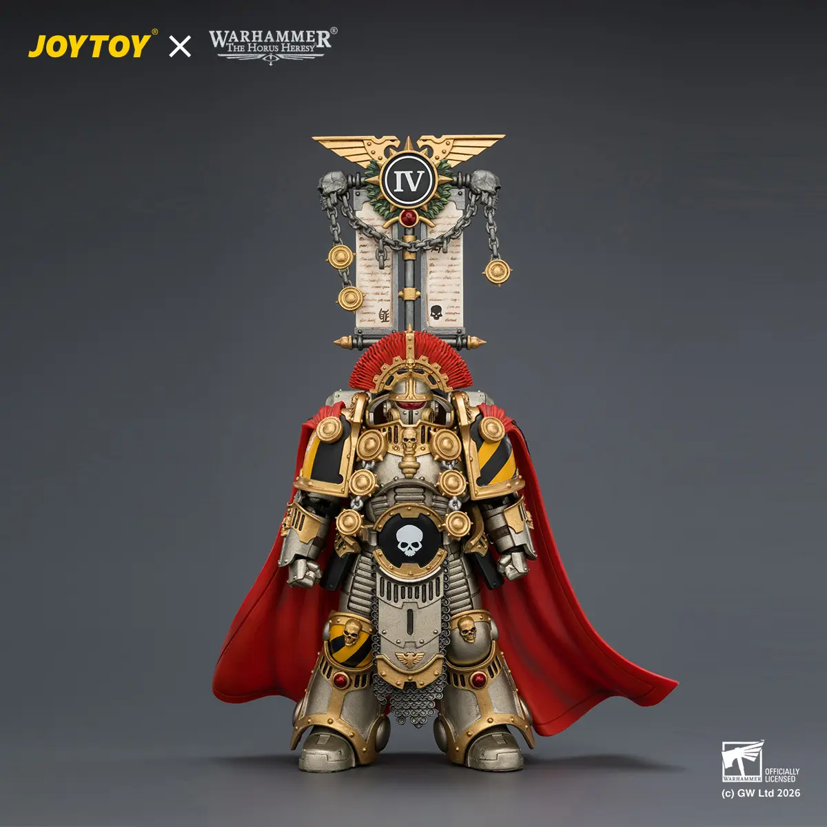 JOYTOY Warhammer "The Horus Heresy" Action Figure 1/18 Iron Warriors Centurion with Heavy Power Maul and Combi-melta