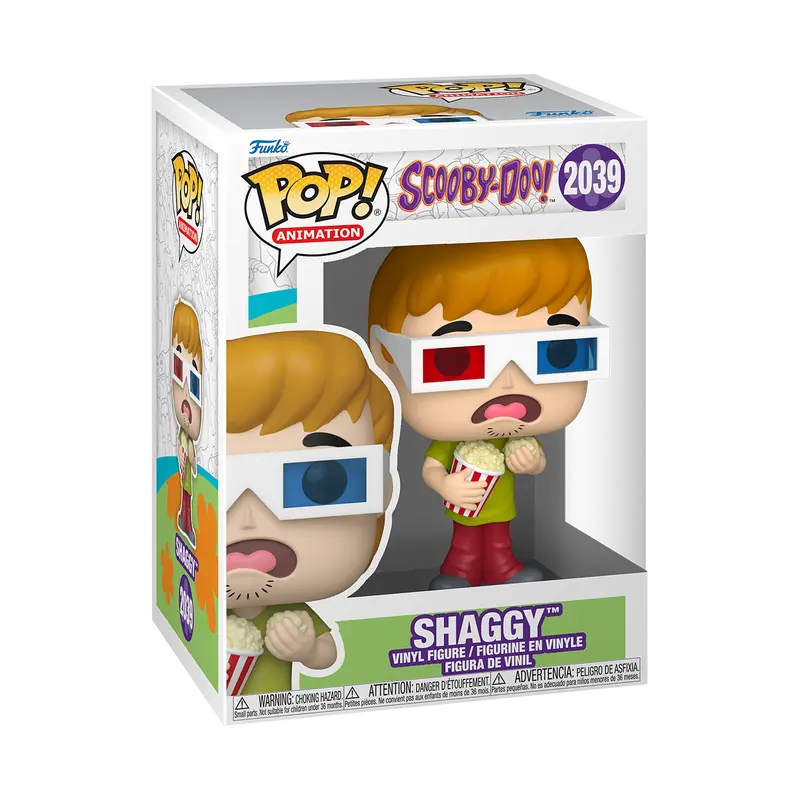 Funko Pop! Scooby-Doo - Shaggy with 3D Glasses #2039  Collectible Pop Vinyl Figure