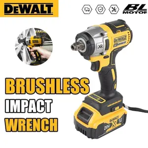 DEWALT DCF880 20V MAX 1/2” Cordless Impact Wrench 203Nm Compact Design LED Light Power Tool for Tire Shop, Auto Maintenance & DIY Garage Work