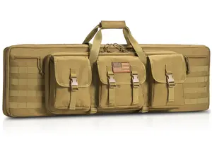 36" 42" 48" Double Soft Case Tactical Long Gun Bag for Storage and Transportation Backpack Bag Case for Outdoor Hunting Shooting Range
