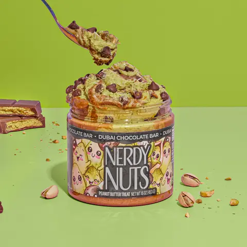 Dubai Chocolate Bar Peanut Butter Treat