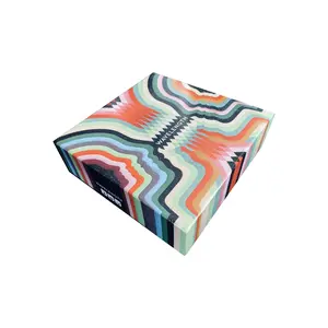 Wavelength Party Game Set, Retro Psychedelic Abstract Art Style, Team Building Board Game for Teens and Adults, Fun Guessing Game, Fun Tabletop Game, Board Games Family