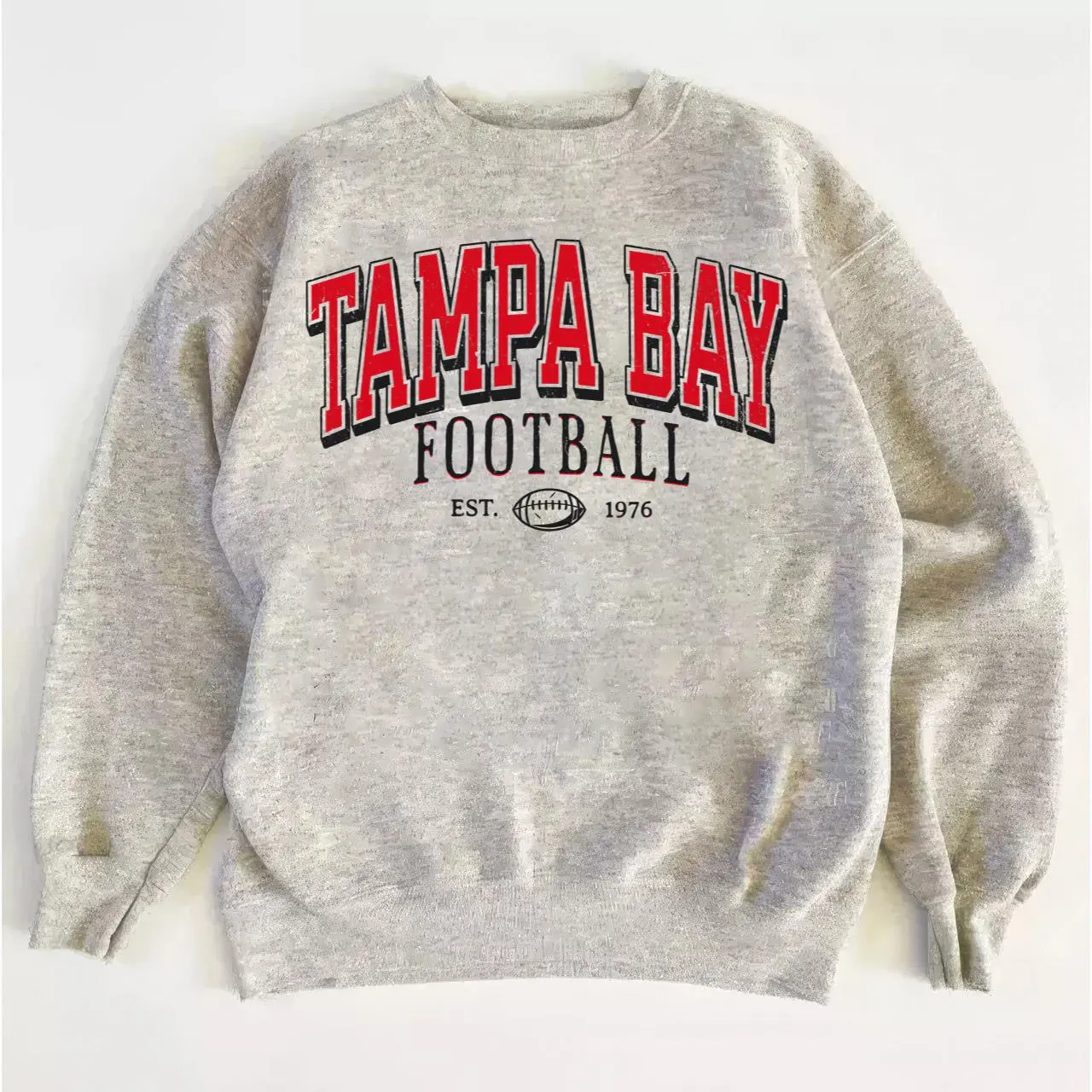 Tampa Bay Retro Football Sweatshirt, Vintage Crewneck Game Day Fan Apparel