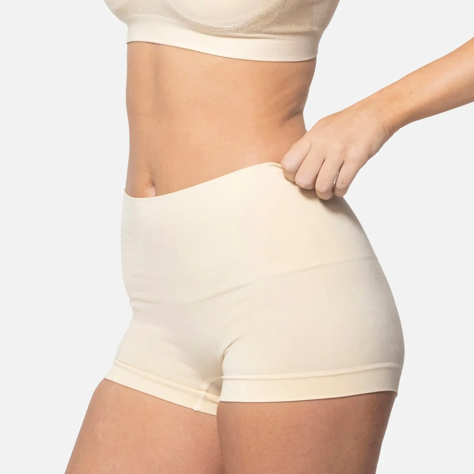 Women's High Waisted Boyshorts - Seamless Lightweight Shapewear with Light Tummy Control for a Smooth Finish, Bottoms, Fit, Clothing, Lady, Dress
