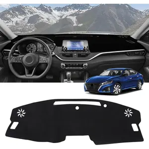 Dash Cover for Nissan Altima 2019 2020 2021 2022 2023 2024 2025 Accessories Flannel Dashboard Cover Dash Mat Center Console Cover Sunshield Protector Pad
