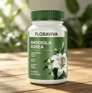 Floraviva Rhodiola Rosea [500mg] - Stress Relief, Energy Boost, Focus & Mood Support - Premium Adaptogen Capsules