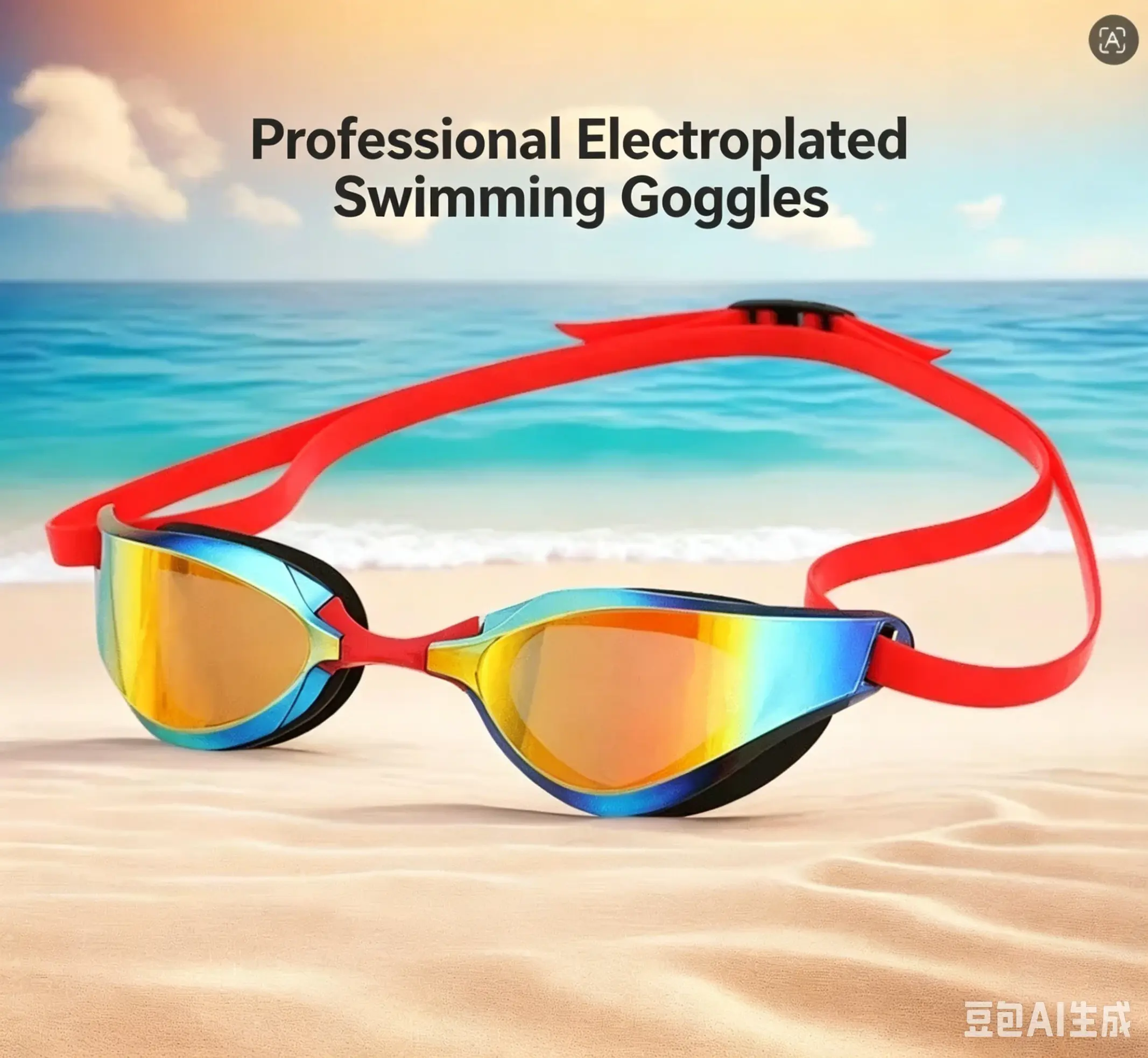 Professional electroplated swimming goggles feature waterproof, anti-fog and anti-glare properties, UV protection, and high-definition lenses. With a soft, comfortable and secure fit, these streamline socket goggles deliver a perfect swimming experience.