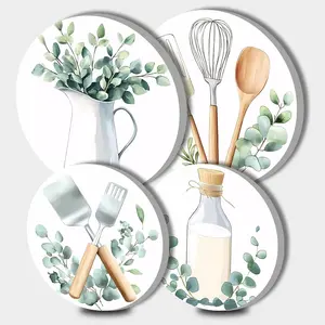 Kitchen Electric Stove Burner Covers4 Pack Round Stove Burner Covers8 Inches and 10 InchesGas Stove Burner Covers,Metal Stove Burner CoverDining Room Cooktop DecorativeHome DecorKitchen Decor