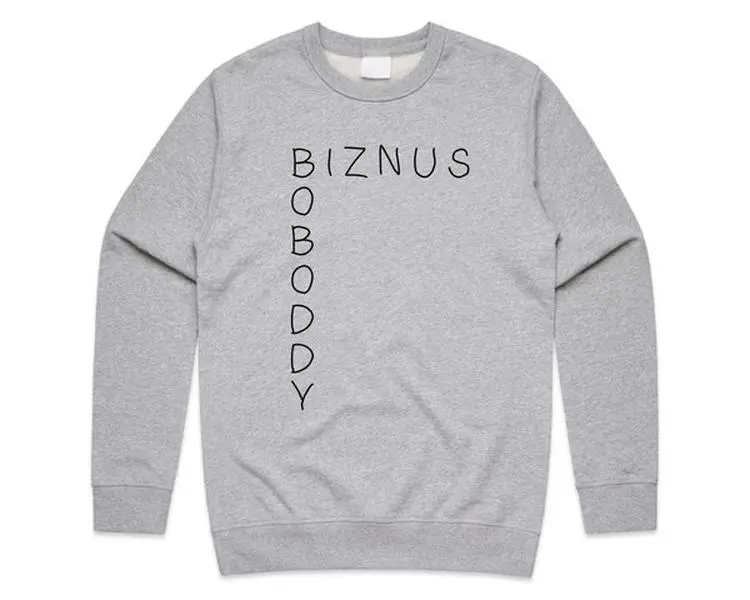 Biznus Boboddy Jumper Sweater Sweatshirt Creed Bratton US Office Funny Gift