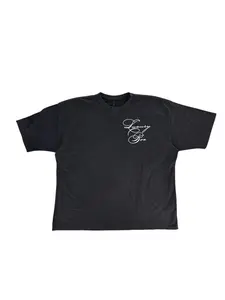 Luxury Box Cursive Tee Black