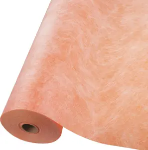 Waterproof Membrane for Shower, 3.3 FT x 98.5 FT Roll (323 Sq Ft), 23.6 Mil Thickness Polyethylene Fabric Tile Underlayment Waterproof Membrane for Bathroom, Kitchen, Saunas and Wet Areas