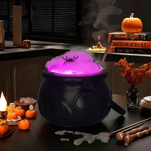 Quirky Halloween DIY Witch Color-Changing Stirring Pot Set Party Table Decoration Cosplay Witch Props
