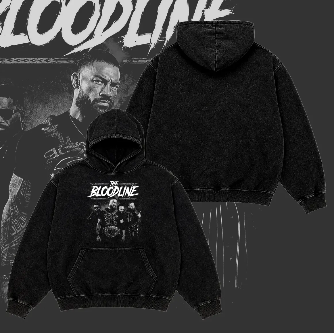 The Bloodline Roman Reigns Jey Uso Jimmy Uso Solo Sikoa Legendary Dynasty WWE Graphic Tee Celebrating Dominant Championship Reigns, Family Legacy, Epic Rivalries, Main Event Greatness, Premium Wrestling Fan Shirt Cotton Fabric