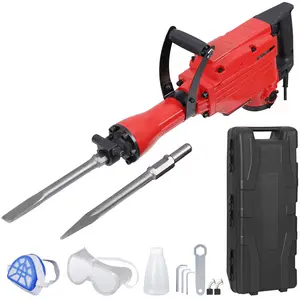 Segawe 2200W Electric Demolition Jack Hammer Concrete Breaker Power Tool Kit