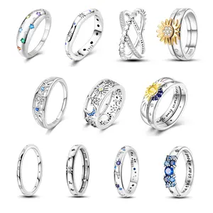 Mula Celestial Ring - 925 silver-plated and Platinum Plated Celestial Zirconia Ring | Cosmic inspired fine jewelry for men and women | The perfect gift for all occasions, Jewelry For Women, 925 Rings