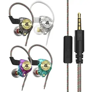 2026 Viral Wired Gaming Earbuds, QKZ AK3 File in Ear Monitors, Deep Bass Sound Wired Earbuds, HiFi in Ear Headphones with 1DD 10mm Dynamic Driver, IEM for Music Gaming Video Calling