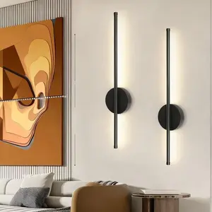 50CM Wall Mounted LED Wall Light Rechargeable USB Dimmable Adjustable Lights for Bedroom Living Room Study Corridor Modern Mood Lamp Light Decor Battery