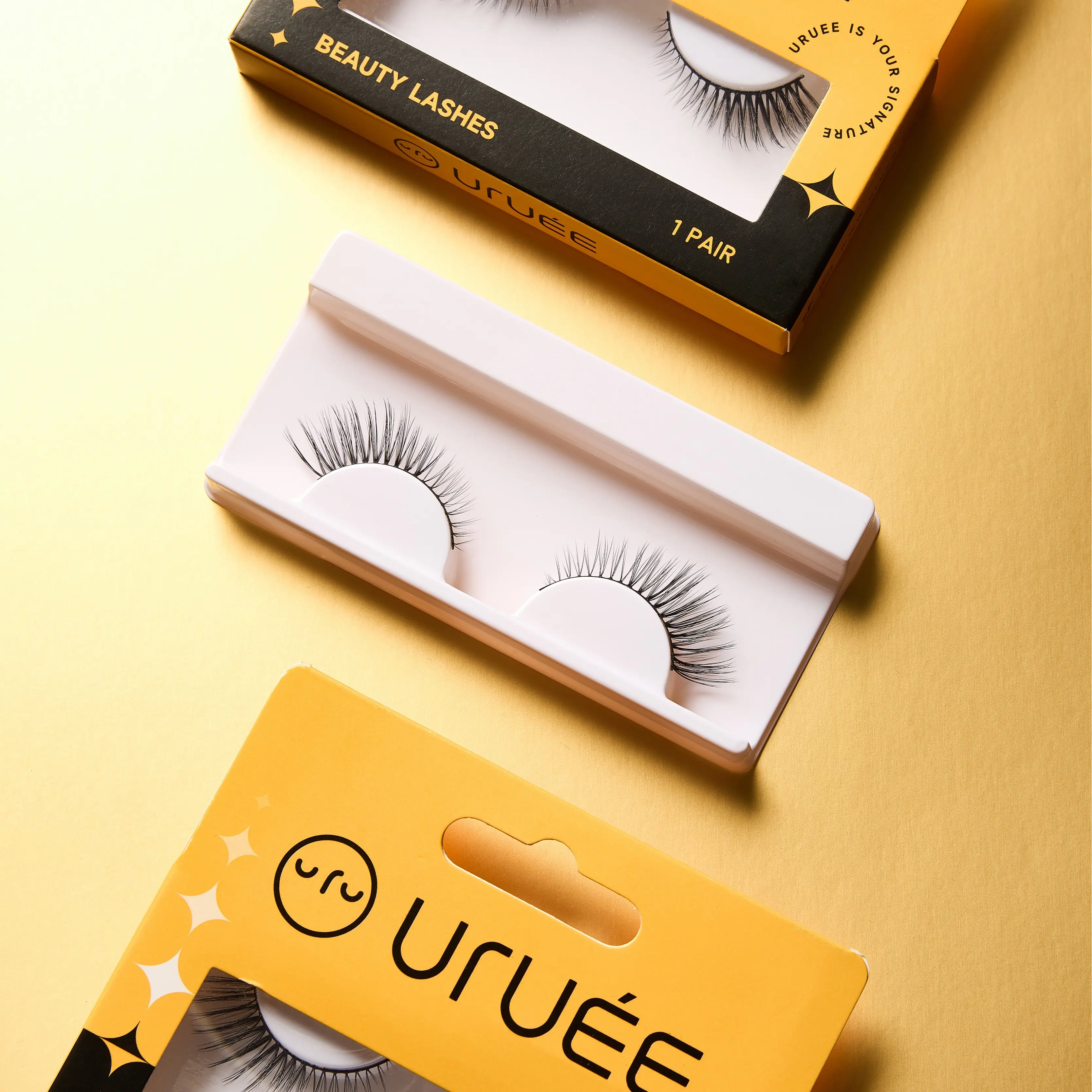 URUEE Faux Mink False Eyelashes. Fluffy, Lightweight & Reusable Falsies for All Eye Shapes. - FX10