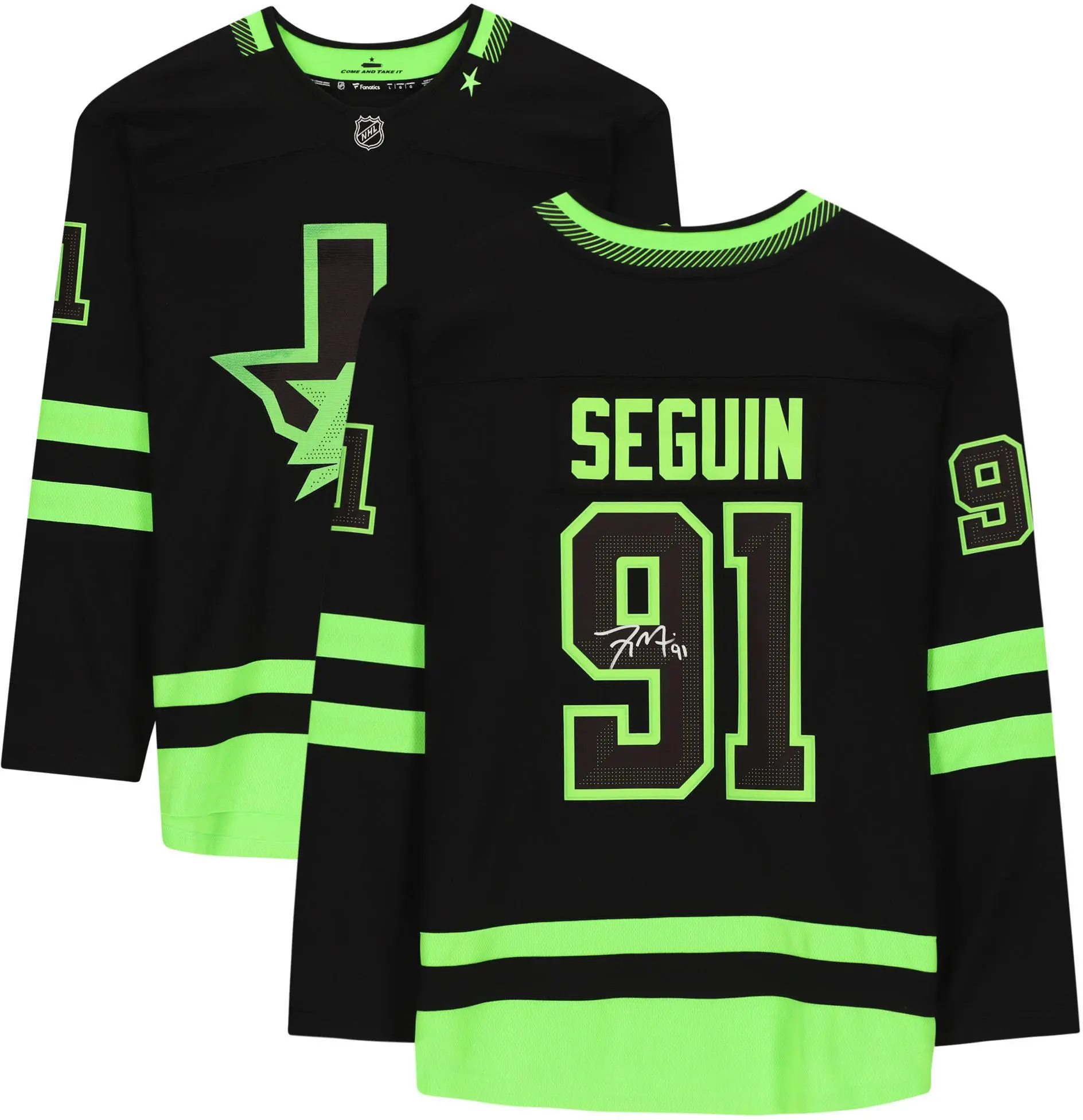Tyler Seguin Dallas Stars Autographed Black Alternate Fanatics Breakaway Jersey - Fanatics Authentic Certified