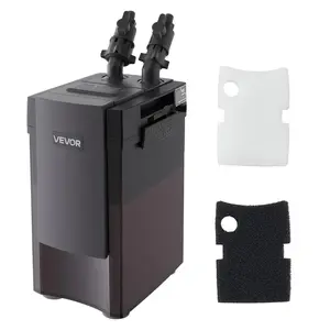 【FathersDayGift】VEVOR 264GPH Canister Filter, 2-Stage External Aquarium Filter with Powerful Pump, Quite Water Circulation Cleaning Machine with Media for Fish Tanks and Aquariums Up to 75 Gallons, for Freshwater