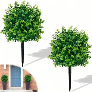 UV-Resistant Artificial Trees & Shrubs, Outdoor Garden & Patio Decor, Durable UV Protection, Ideal for Cold & Sun-Tolerant Plants