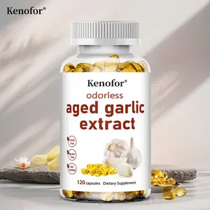 Kenofor Aged Garlic Health Supplement,Supports Immune Health and Heart Health,120 Capsules