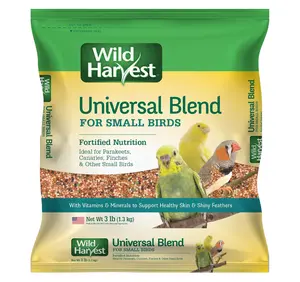 Wild Harvest Universal Blend For Small Birds 3 Pounds, Foritified Nutrition
