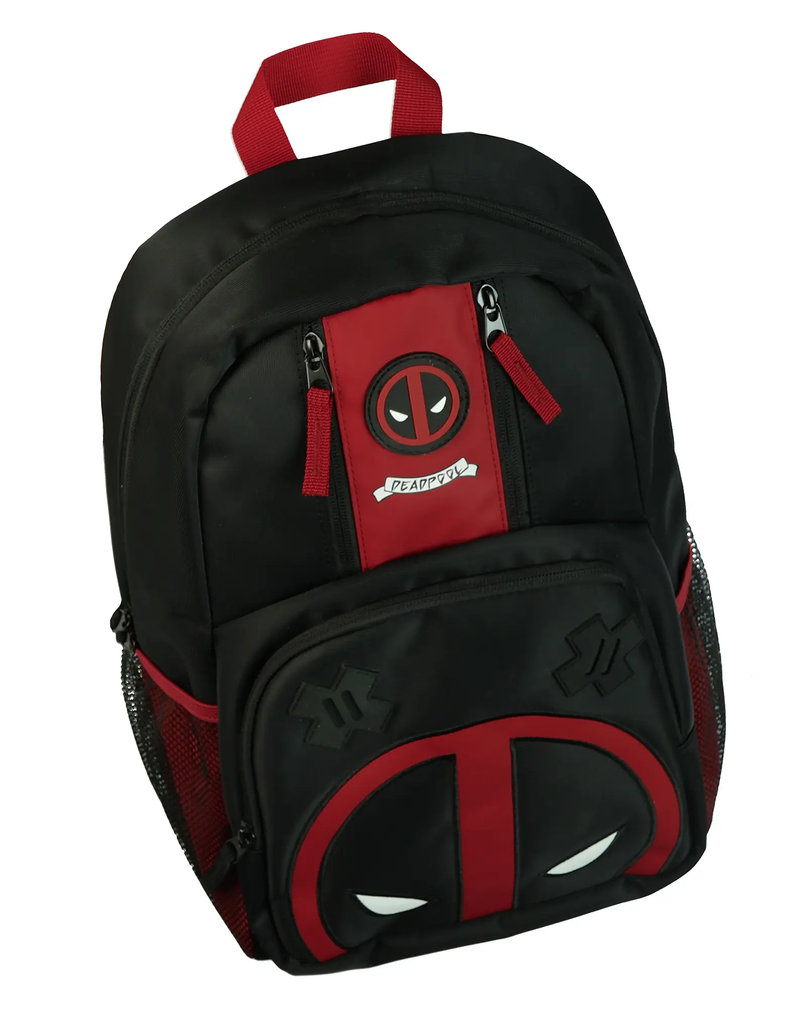 Marvel Comics Deadpool 16" Backpack Logo Book Bag Adjustable Straps