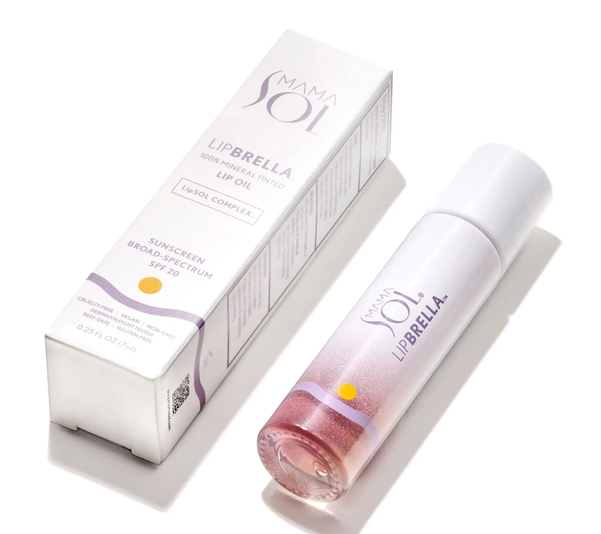 Mama Sol LIPBRELLA 100% Mineral Tinted Lip Oil SPF 20