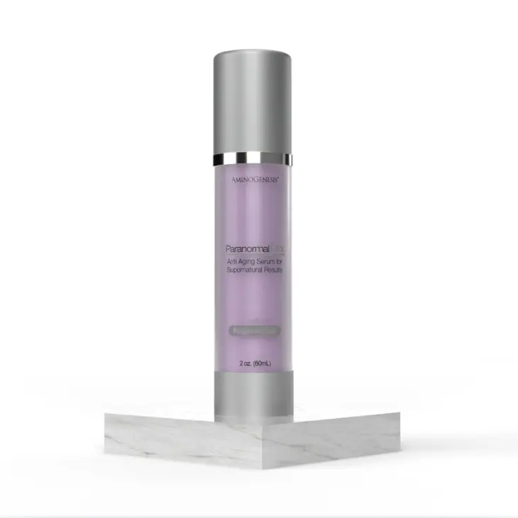 AminoGenesis Paranormal EFX Anti-Aging Peptide Facial Serum - Hydrating Moisturizer with Synthe-6 Peptide, Silver Ear Mushroom Extract, Vitamins for Skin Repair, Restore & Moisture Boost, Hydrate, Deep Hydration, Dewy Glow, Plant, Peptides