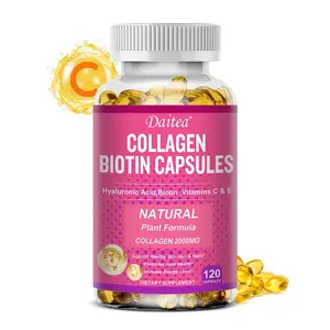 Daitea Collagen Health Supplement, Supports joint movement,healthy skin, hair, and nails,120 Capsules