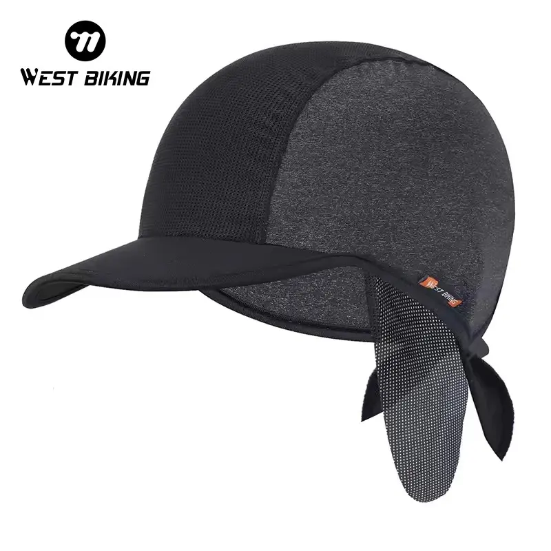 WEST BIKING Men Women Outdoor Windproof Cycling Hats Sun Protective Cycle Sport Bicycle Pirate Hat Cap