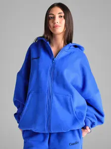 Comfrt | Cloud Zip Oversized Hoodie Pockets Pockets