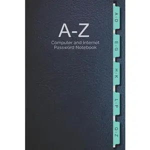 USED-A-Z Computer and Internet Password Notebook: For storing Website and Social Media Log-in Passwords by Libre, Typo (Paperback)