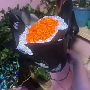 Black bouquet of eternal flowers