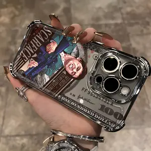 Creative Phone Case with Fresh Money and Popular Classic Movie, Suitable for iPhone 17 16 15 14 13 12 11 PRO MAX PLUS AIR and XR XS MAX 7 8 Plus Series Cases