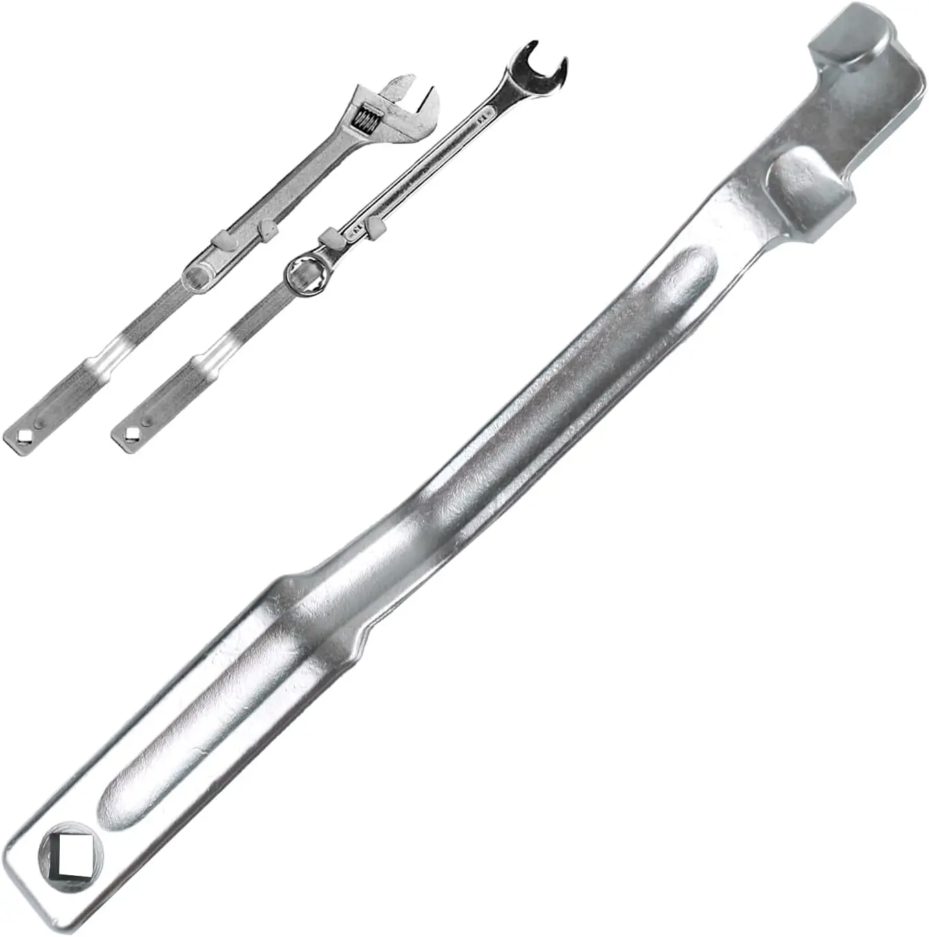 Wrench Extender Torque Extension Leverage Tool, Ratcheting Wrench 1/2 Breaker Bar, Amplifier for Mechanics Garage Tradesman Handyman Auto Repair