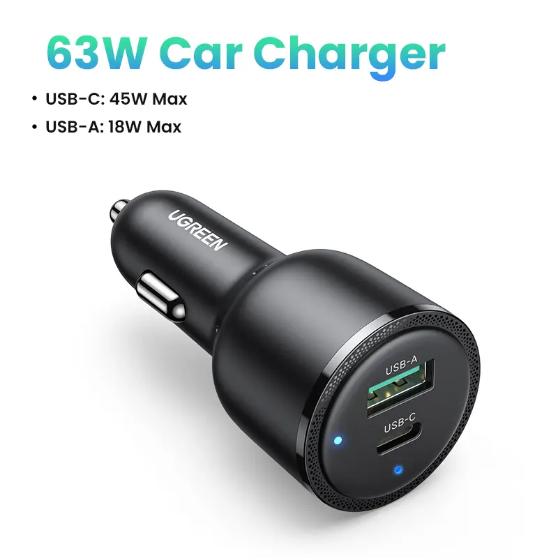 63W 1C1A Car Charger
