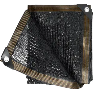 50 shade cloth 65x10ft sun shade cover net mesh tarp with grommets for greenhouse plant garden patio pergola sun shade canopy black