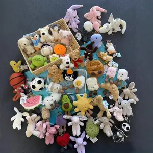 Jellycat Soft Plush Keychain - Cute Rabbit & Animal Bag Charms Kawaii Gift for Girls & Friends Soft Plush Material Perfect for Bags or Keyrings