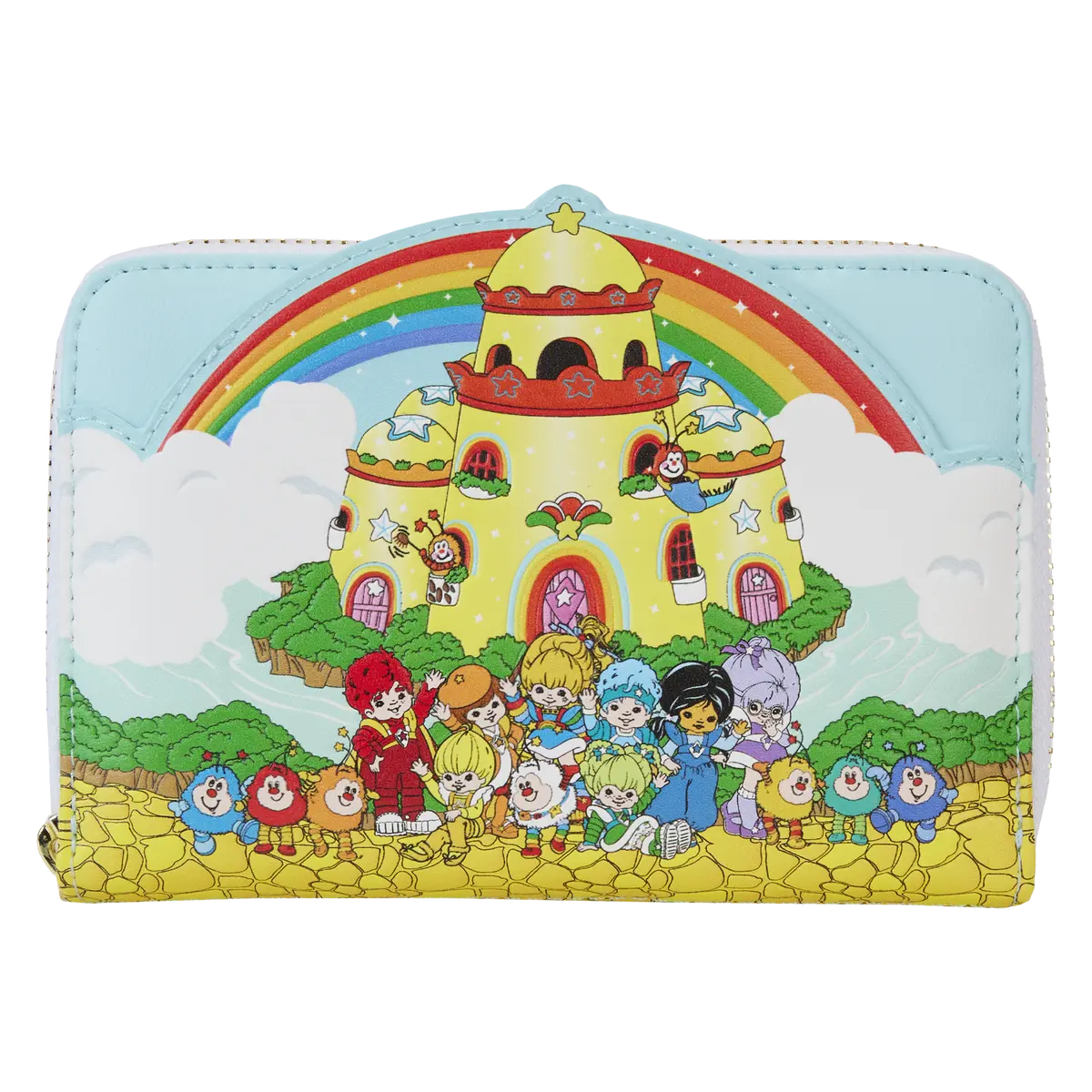 Rainbow Brite Color Castle Zip Around Wallet