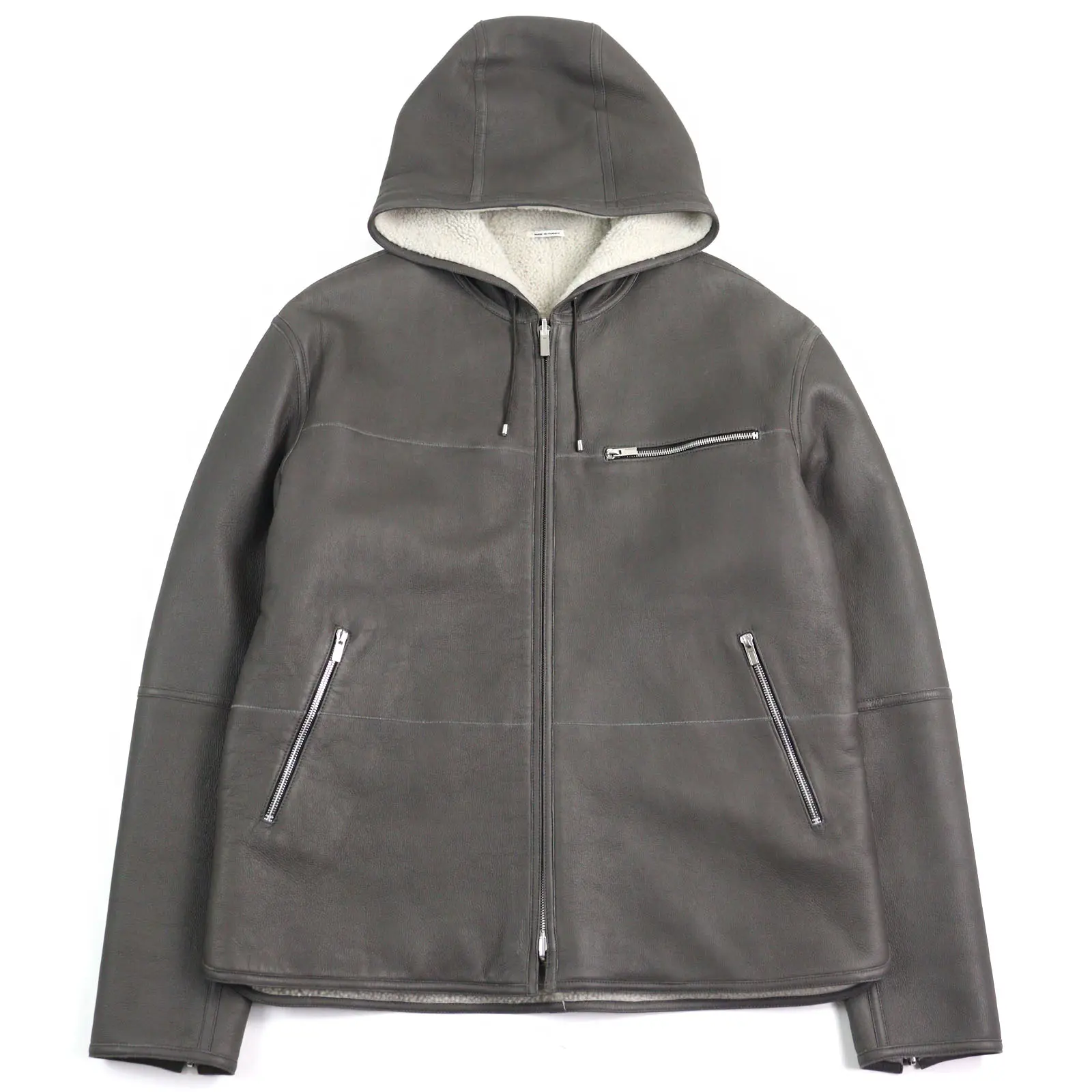 Pre-owned HERMÈS Lambskin Small Leather Goods Hermes Blouson Sheep Leather Jacket