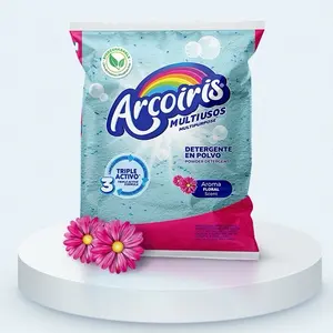 Arcoíris Multiusos Powder Detergent 900g with Triple Active Formula Aroma Floral Scent for Effective Cleaning