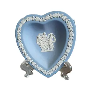 Wedgewood Jasperware-Three Females holding hands sweet dish classic blue 1999