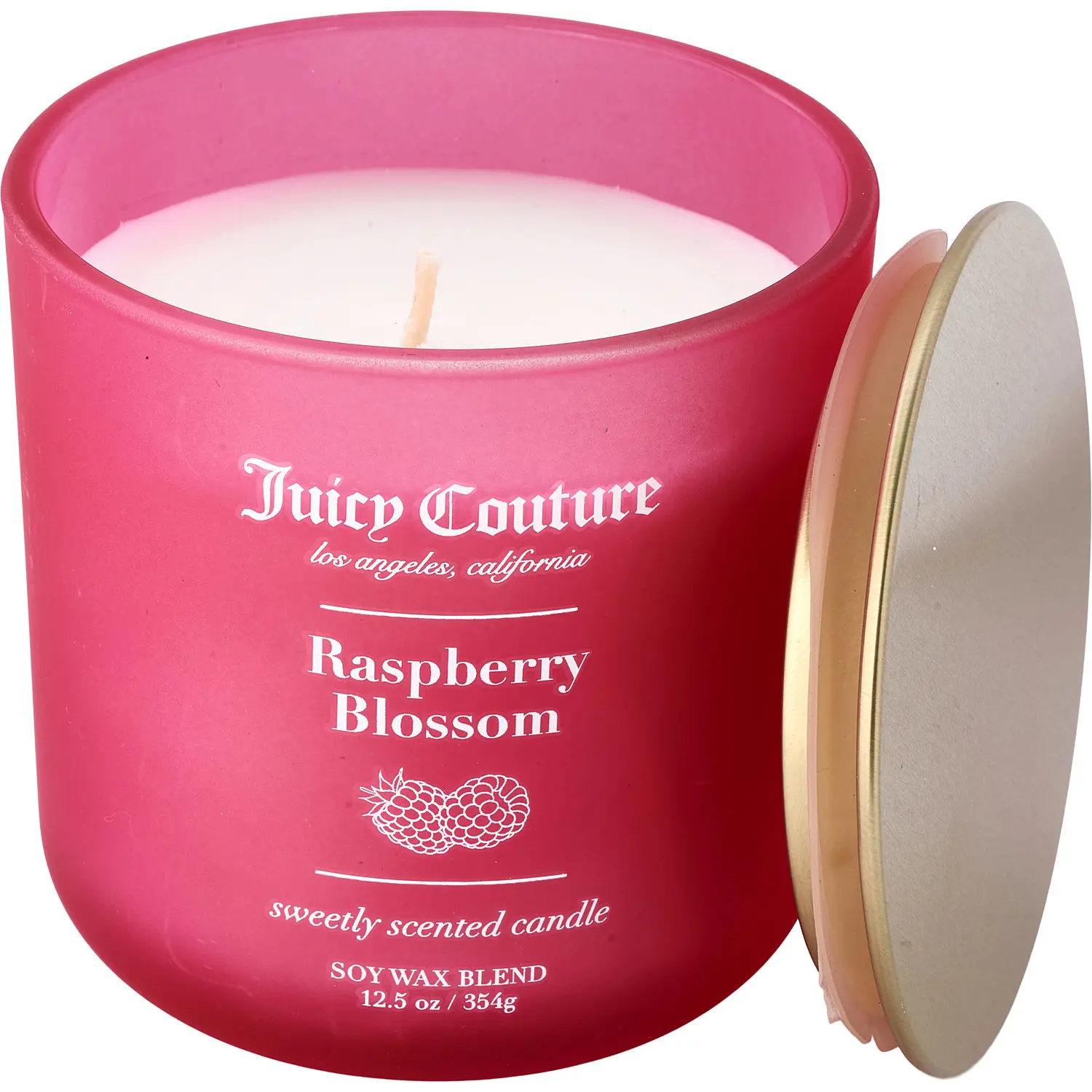Juicy Couture Raspberry Blossom By Juicy Couture Candle For Unisex