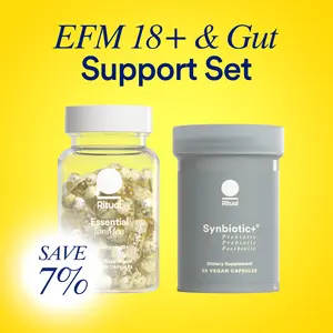 Ritual Essential Multivitamin for Men 18+ & Daily Gut Health Support, 30 Days Supply
