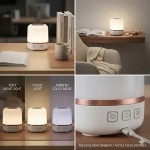 LED bedside sleep aid night light, USB powered and rechargeable, portable, suitable for bedroom, room, bedside, living room, desk lighting, room decoration, bedroom decoration, table lamp, living room lamp, spring home decor, ceiling light, battery-power