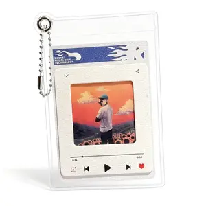 Rocketoys Album Animated Cover Art Card Keychain with Dynamic Design & Lenticular Animation for Music Lovers 4.3in x 2.9in Collectible Item