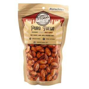 Tannas Botannas Seasoned Pistachios 9oz Pistachio – Sweet Sour Spicy Mexican Candy Snack